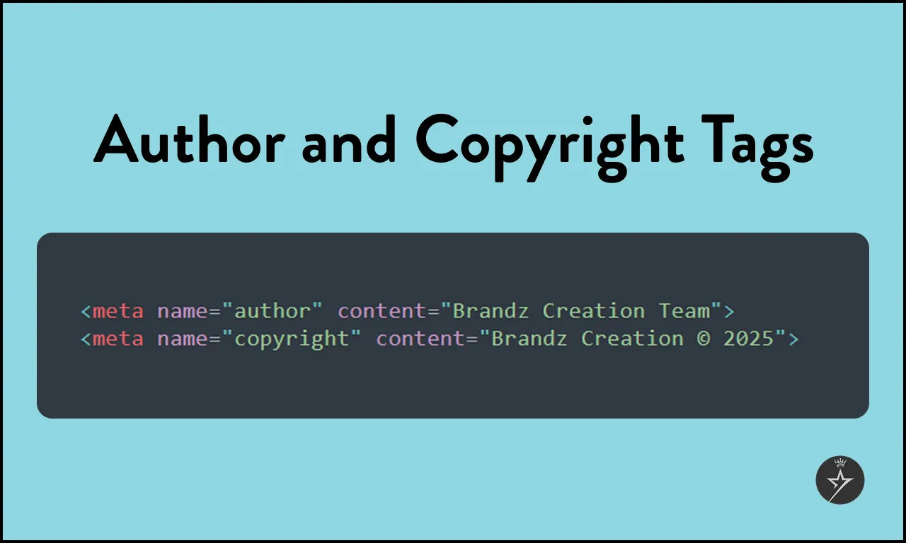 Author and Copyright Tags